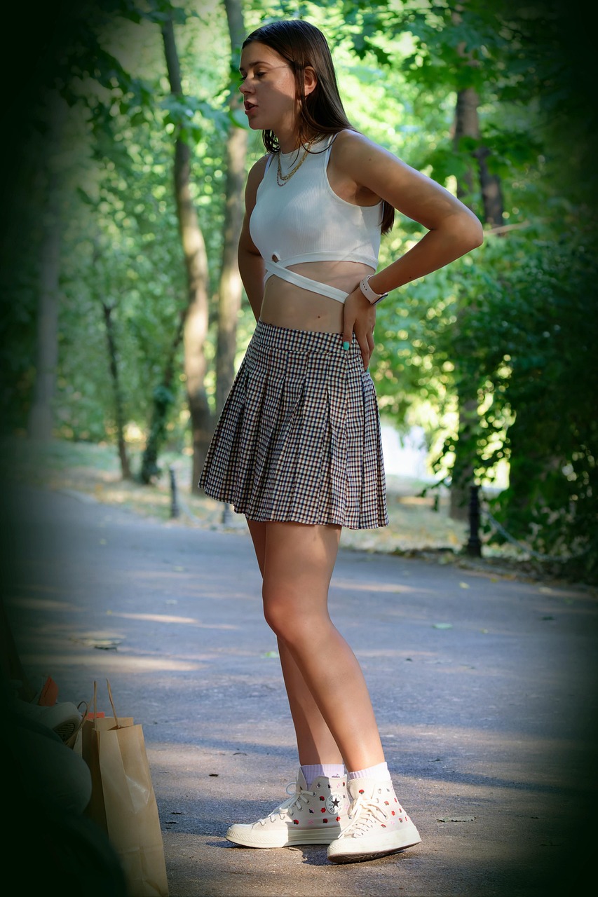 Skirt And Top Set